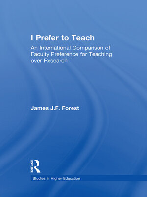 cover image of I Prefer to Teach